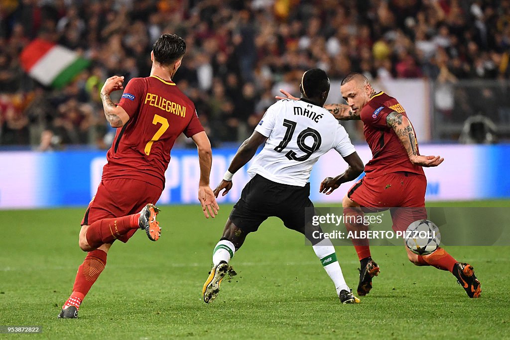 Liverpool Sign Roma Italian Liverpool's Senegalese midfielder Sadio Mane vies Roma's Italian ...