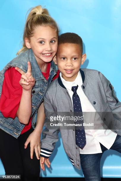 Channah and Trent attend the NBCUniversal Summer Press Day 2018 at Universal Studios Backlot on May 2, 2018 in Universal City, California.