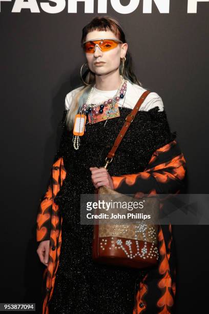 Matty Bovan attends the British Fashion Council Vogue Party at The Mandrake Hotel on May 2, 2018 in London, England.