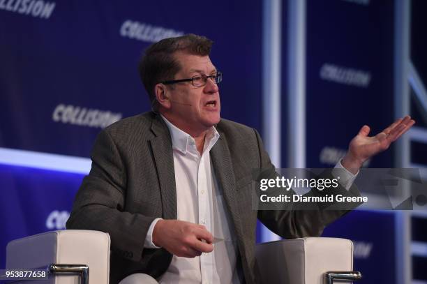 Louisiana , United States - 2 May 2018; Steve Clemons, The Atlantic, on the Panda Conf/Creatiff stage during day two of Collision 2018 at Ernest N....