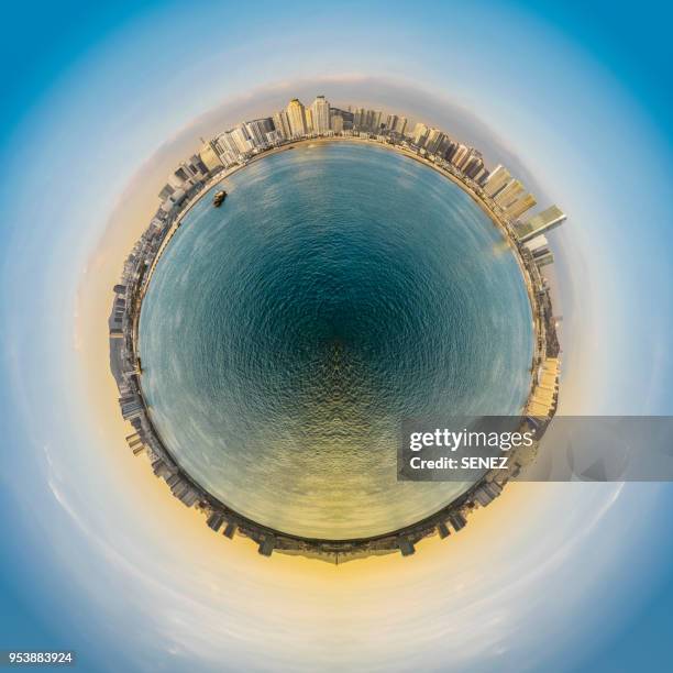 little planet effect - panoramic 360 stock pictures, royalty-free photos & images