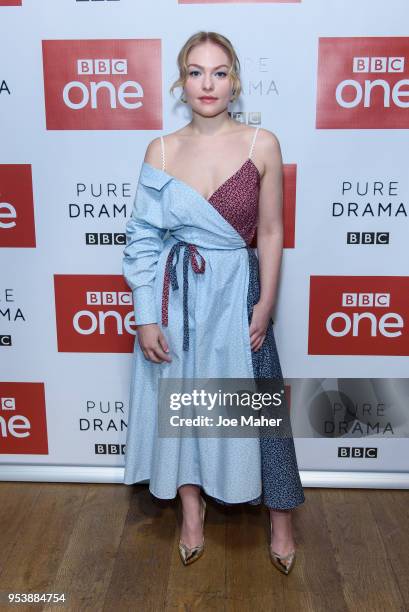 Ciara Charteris attends the Poldark Series 4 premiere at BFI Southbank on May 2, 2018 in London, England.