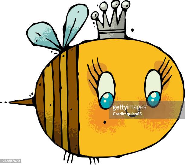 queen bee - queen bee stock illustrations