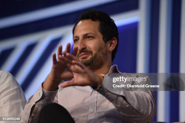 Louisiana , United States - 2 May 2018; Tom Cortese, Peloton on the Panda Conf Creatiff stage during day two of Collision 2018 at Ernest N. Morial...