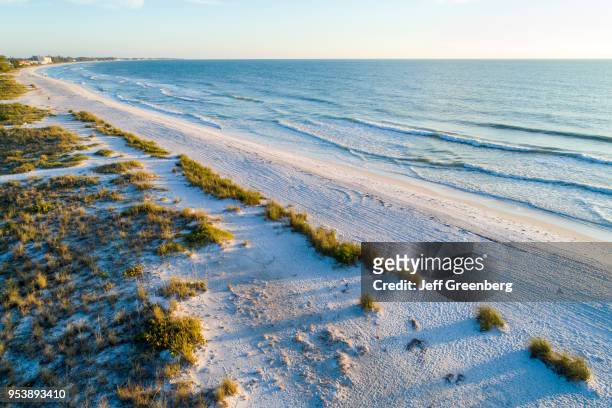 Florida, Anna Maria Island, Holmes Beach, Gulf of Mexico, aerial.