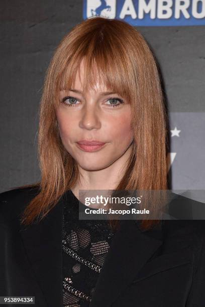 Gaia Trussardi attends the Riviera International Film Festival on May 2, 2018 in Sestri Levante, Italy.