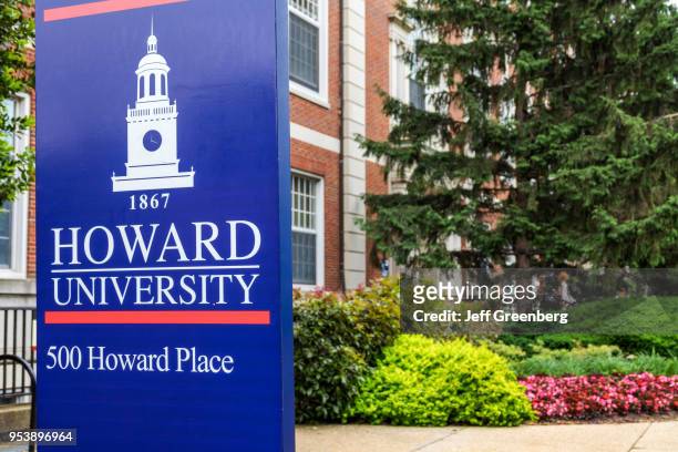 Washington DC, Howard University campus sign.