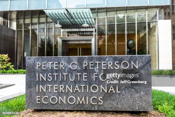 Washington DC, Peterson Institute for International Economics, on think tank row.