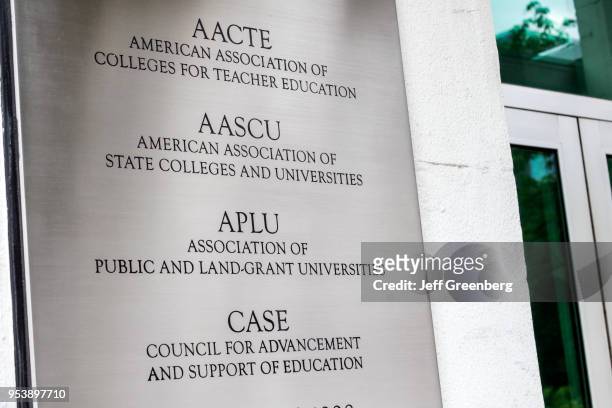 Washington DC, AACTE AASCU APLU CASE, Association Colleges Teacher Education, State Universities Public Land-Grant Council Advancement Support.