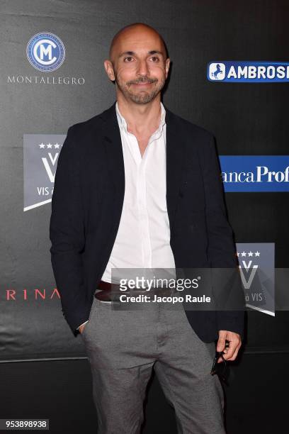 Matteo VIcino attends the Riviera International Film Festival on May 2, 2018 in Sestri Levante, Italy.