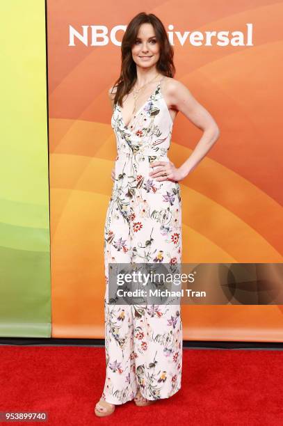 Sarah Wayne Callies attends NBCUniversal Summer Press Day 2018 held at Universal Studios Backlot on May 2, 2018 in Universal City, California.