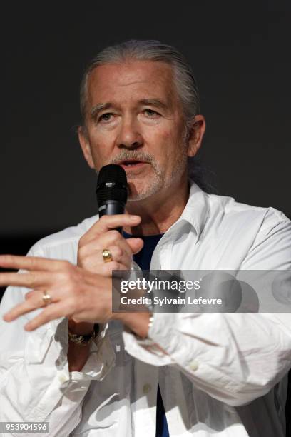 Actor Patrick Duffy attends Q&A as part of Series Mania Lille Hauts de France festival day 6 photocall on May 2, 2018 in Lille, France.