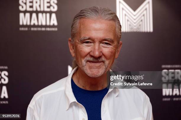 Actor Patrick Duffy attends photocall before Q&A as part of Series Mania Lille Hauts de France festival day 6 photocall on May 2, 2018 in Lille,...