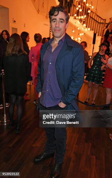 Stephen Mangan attends the press night performance of "Mood Music" at The Old Vic Theatre on May 2, 2018 in London, England.
