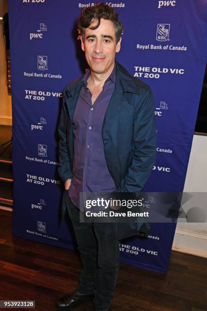 Stephen Mangan attends the press night performance of "Mood Music" at The Old Vic Theatre on May 2, 2018 in London, England.