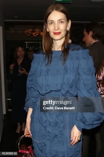 Roksanda Ilincic attends the British Fashion Council x Vogue dinner at The Mandrake Hotel on May 2, 2018 in London, England.