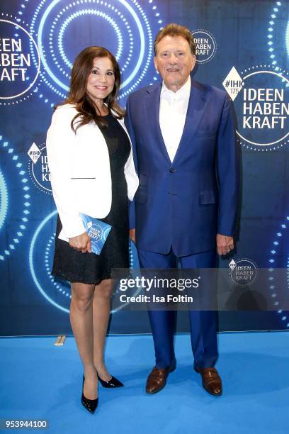 German presenter Karen Webb and Eberhard Sasse at the Kick-Off-Event of the talk series 'IDEEN HABEN KRAFT' on the occasion of the 175th anniversary...