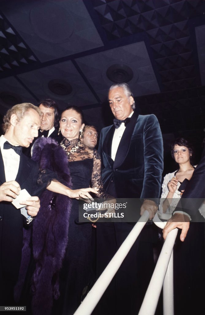 José Luis de Vilallonga et sa femme Syliane Stella en 1974