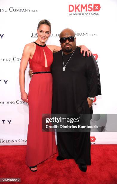 Founder Katharina Harf and CeeLo Green attend The DKMS Love Gala 2018 at Cipriani Wall Street on May 2, 2018 in New York City.