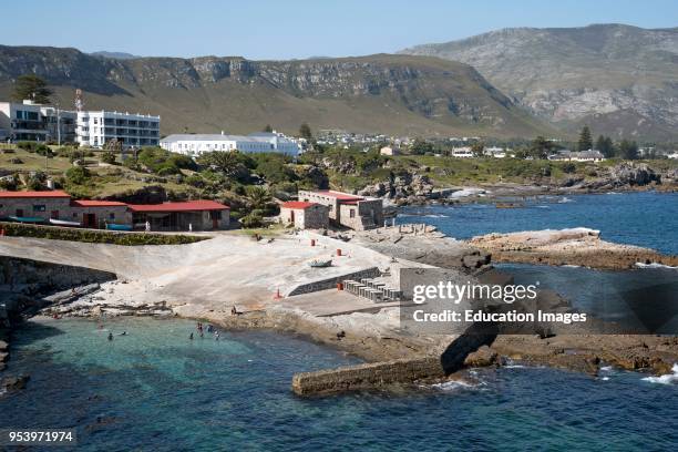 Hermanus Western Cape South Africa, An overview of the old harbour.