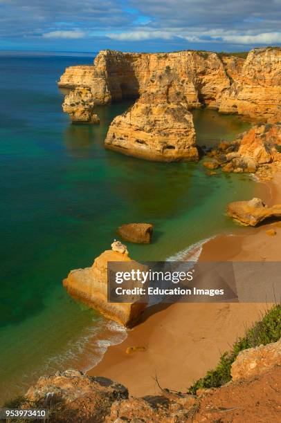 Praia da Marinha, Lagoa, Marinha Beach, Algarve, Portugal, Europe..