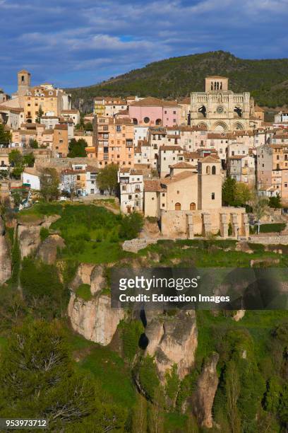 Cuenca, Cathedral, Jucar river gorge, UNESCO World Heritage Site. Castilla-La Mancha. Spain..