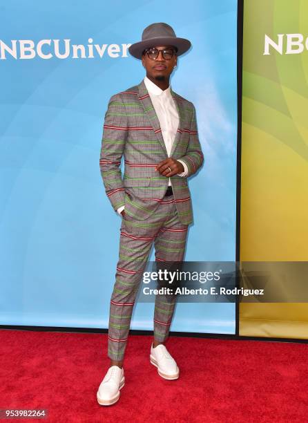 Host NE-YO attends NBCUniversal's Summer Press Day 2018 at The Universal Studios Backlot on May 2, 2018 in Universal City, California.