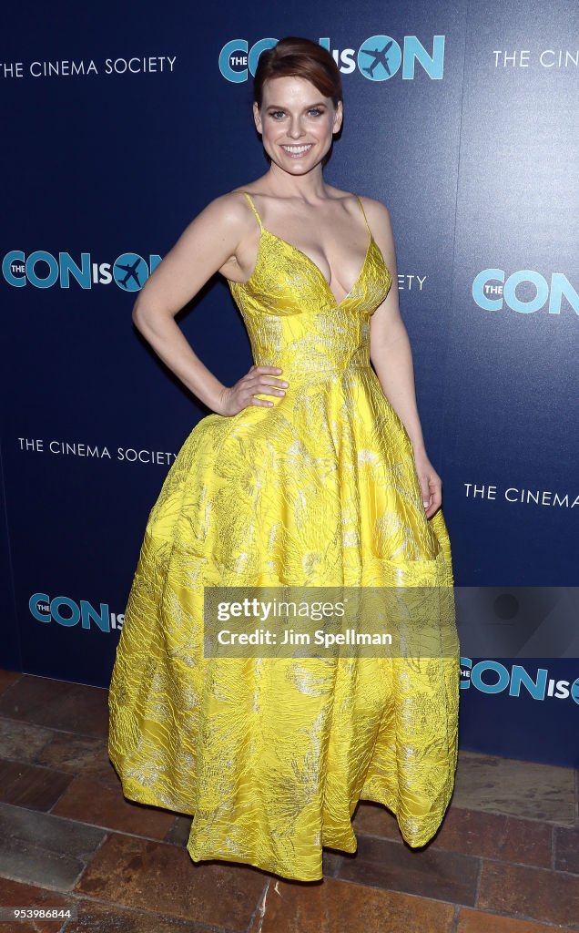 The Cinema Society Hosts A Screening Of "The Con Is On" - Arrivals