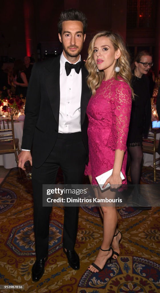 Hunter Ganias and Anastasia Ganias attend The DKMS Love Gala 2018 at