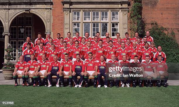 The British and Irish Lions Squad during a press day at Tylney Hall in Hampshire, England. \ Mandatory Credit: Ian Walton /Allsport