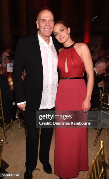 Founders Peter Harf and Katharina Harf pose for a photo during The DKMS Love Gala 2018 at Cipriani Wall Street on May 2, 2018 in New York City.