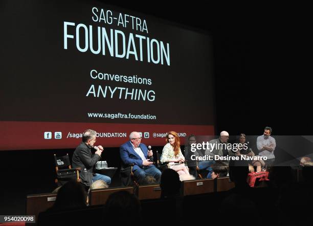 Moderator Michael Sladek, director Timothy McNeil, Kylene Steele, Maura Tierney, John Carroll Lynch, Ofrit Peres and Mark Ruffalo attend SAG-AFTRA...