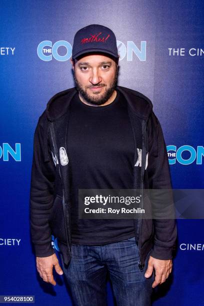 Gregg Bello attends "The Con Is On" New York Screening by the Cinema Society at The Roxy Cinema on May 2, 2018 in New York City.