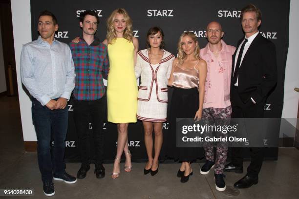 Stuart Zicherman, Tom Sturridge, Caitlin Fitzgerald, Ella Purnell, Stephanie Danler, Daniyar and Paul Sparks arrive to the For Your Consideration...