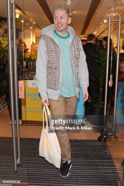 Professor Green attending the Rubbish Cafe launch in Covent Garden on May 2, 2018 in London, England.