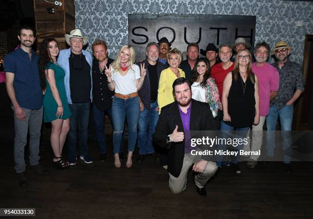 Back Row Max Dacosta, Heather Trotter, Bobby Bare, Lee Roy Parnell, Cherish Lee, John Berry, Marlon Hargis, Tim Rushlow, Shane Owen, Sonny Lemaire,...