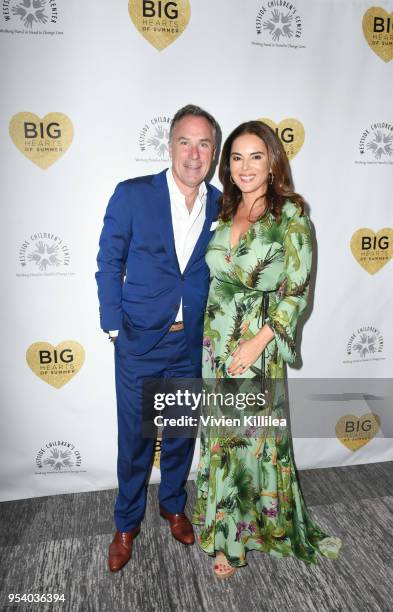 Gerald Du Manoir and Vice Chairperson Board & Development Chair at Westside Children's Center Carla Du Manoir attend Big Hearts of Summer benefiting...