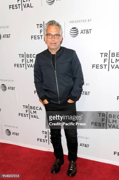 Joe Mantello attends Tribeca Film Festival premiere of Every Act of Life at SVA Theater.