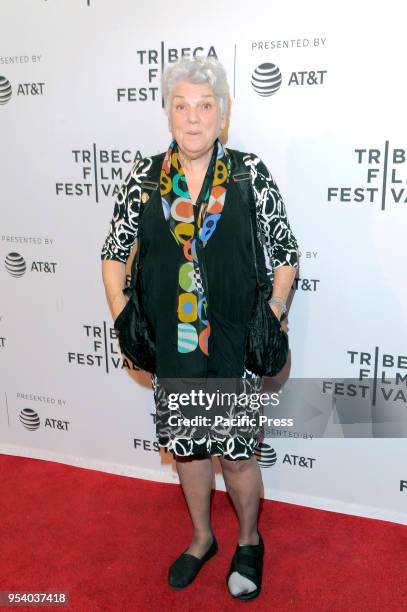 Tyne Daly attends Tribeca Film Festival premiere of Every Act of Life at SVA Theater.