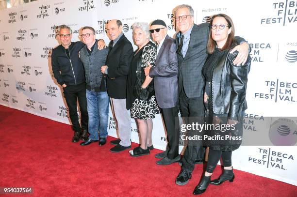 Joe Mantello, Nathan Lane, F. Murray Abraham, Tyne Daly, Terrence McNally, Jeff Kaufman, Marcia Ross attend Tribeca Film Festival premiere of Every...