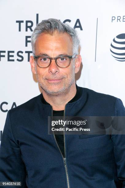 Joe Mantello attends Tribeca Film Festival premiere of Every Act of Life at SVA Theater.