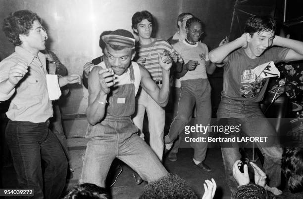 1er concours de disco durant 3 jours et 3 nuits dans la discothèque 'La main bleue' à Paris les 12, 13 et 14 octobre 1979, France.