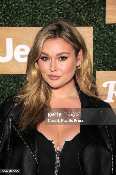 Hunter McGrady attends Rolling Stone Celebrates The New Classics at Highline Stages.