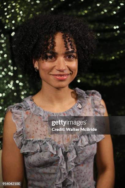 Lauren Ridloff attends the 2018 Tony Awards Meet The Nominees Press Junket on May 2, 2018 at the Intercontinental Hotel in New York City.