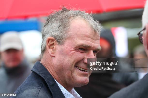 Trainer Darren Weir after his horse Gallic Chieftain won Sungold Milk Warrnambool Cup,at Warrnambool Racecourse on May 03, 2018 in Warrnambool,...