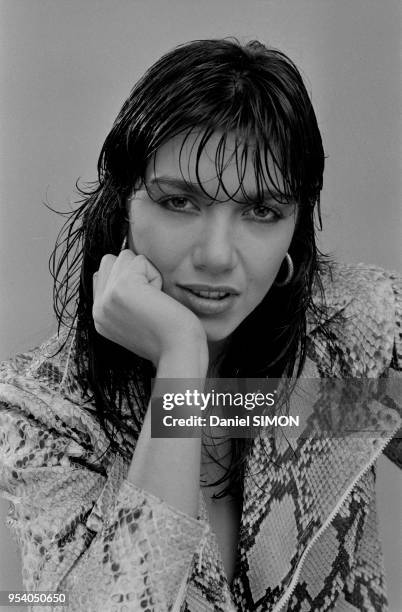 La chanteuse brésilienne Carlos Sotto Mayor à Paris en novembre 1981, France.