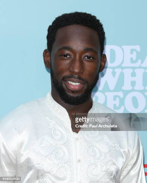 Actor Jeremy Tardy attends the screening of Netflix's "Dear White People" season 2 at ArcLight Cinemas on May 2, 2018 in Hollywood, California.