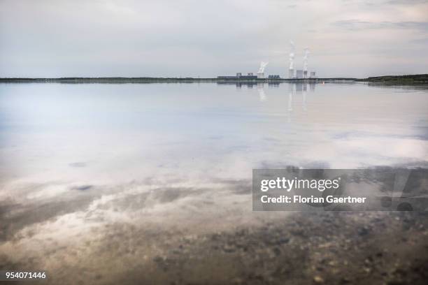 The lignite-fired power station of Boxberg is pictured on April 28, 2018 in Klitten, Germany.