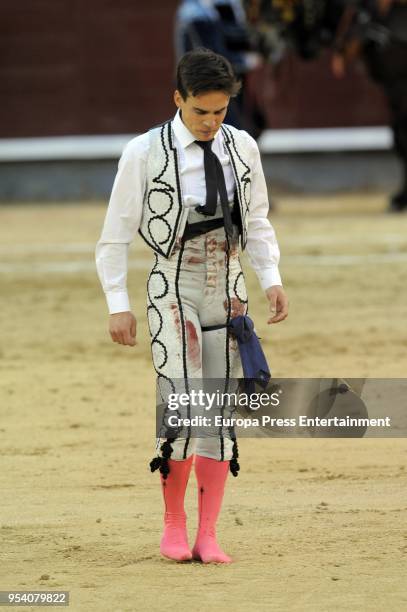 Gonzalo Caballero performs during the bullfight festivity Goyesca 2 de Mayo at Las Ventas bullring on May 2, 2018 in Madrid, Spain.