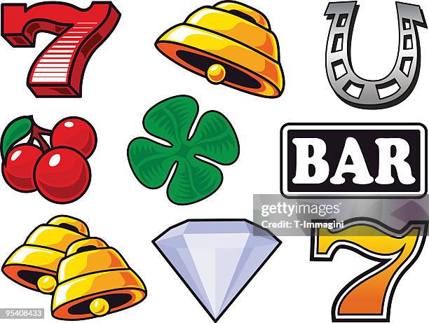 stockillustraties, clipart, cartoons en iconen met lucky set - 7